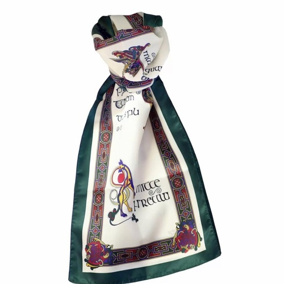 NWT Book of Kells inspired Scarf from Dublin. Beautiful colors. - Picture 1 of 9